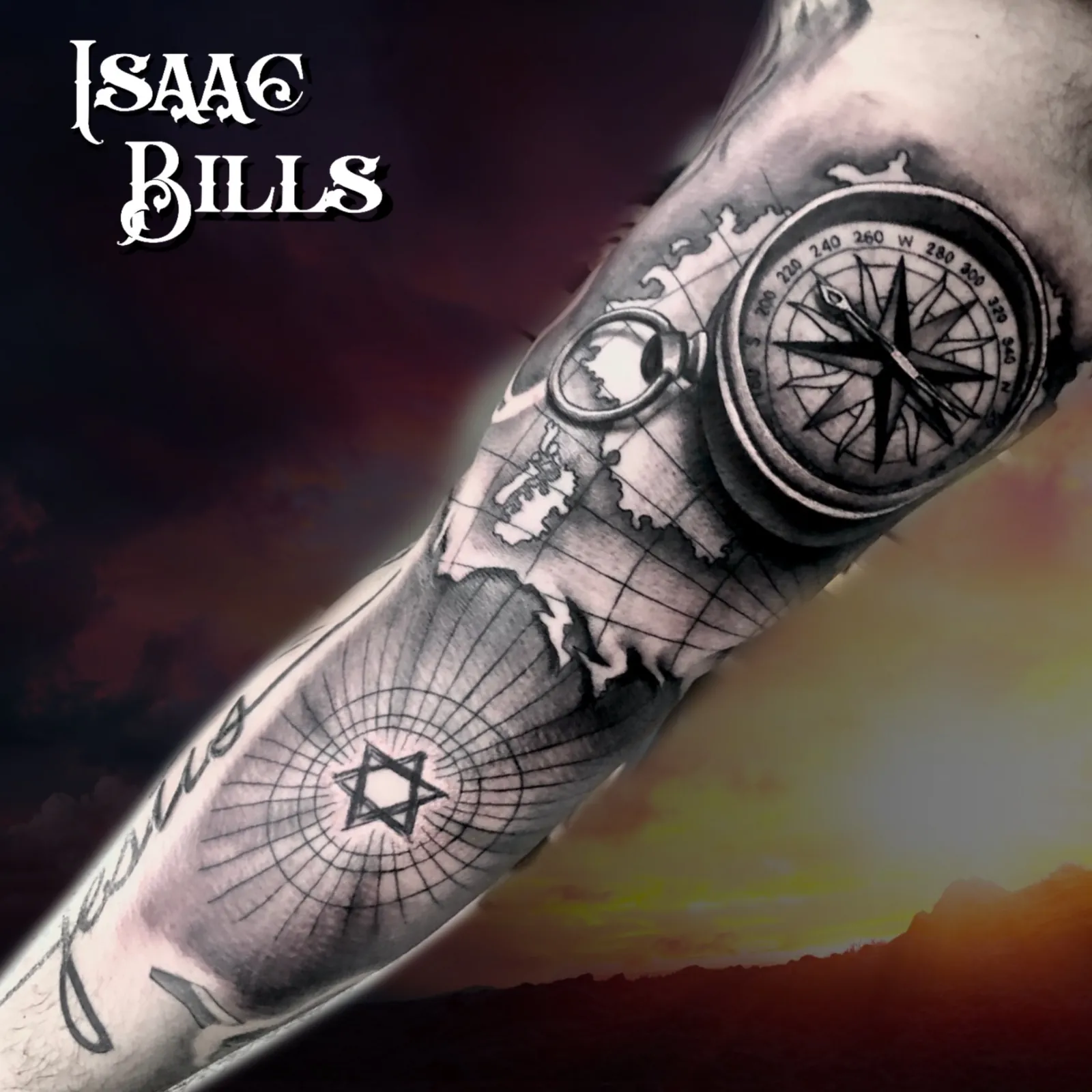 Tattoo artwork by Isaac Bills