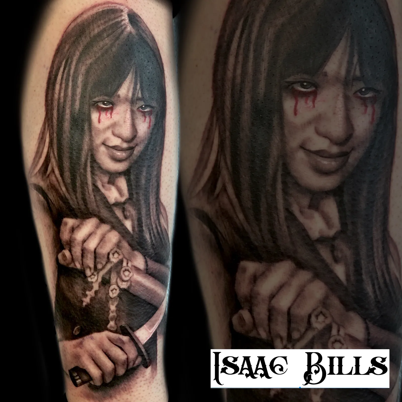 Tattoo artwork by Isaac Bills