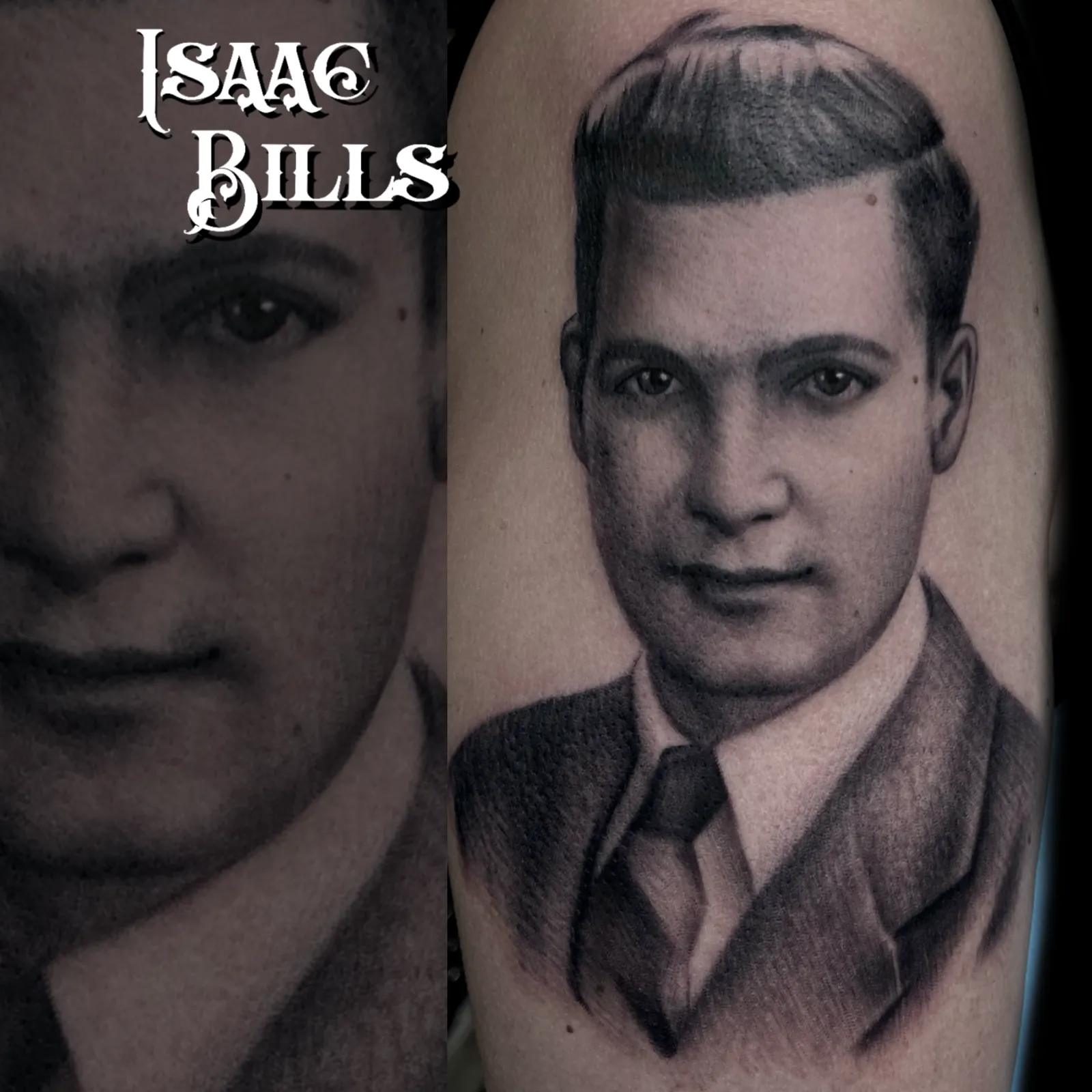 Tattoo artwork by Isaac Bills