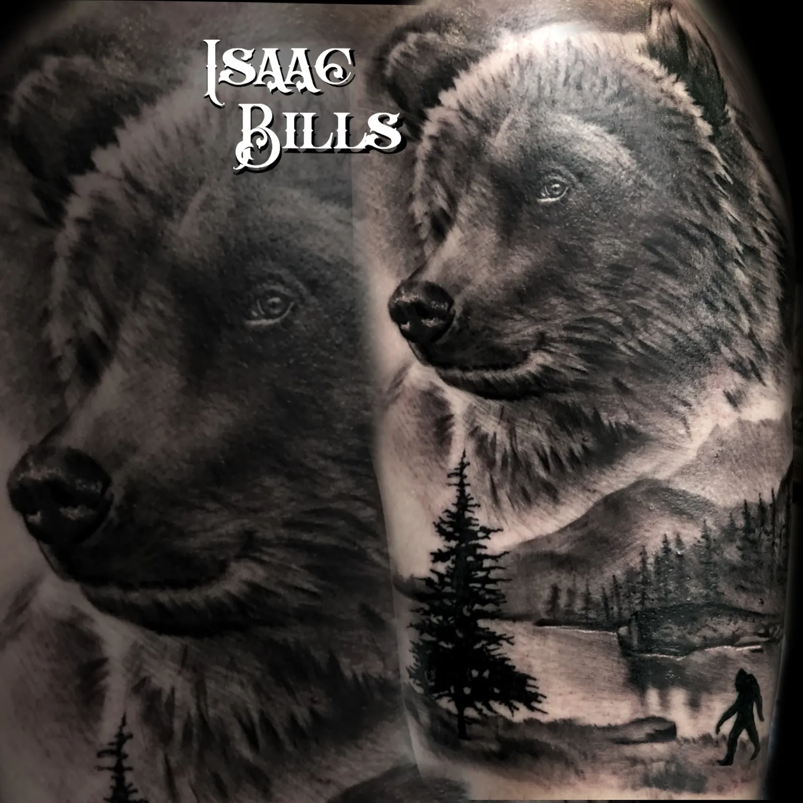 Tattoo artwork by Isaac Bills