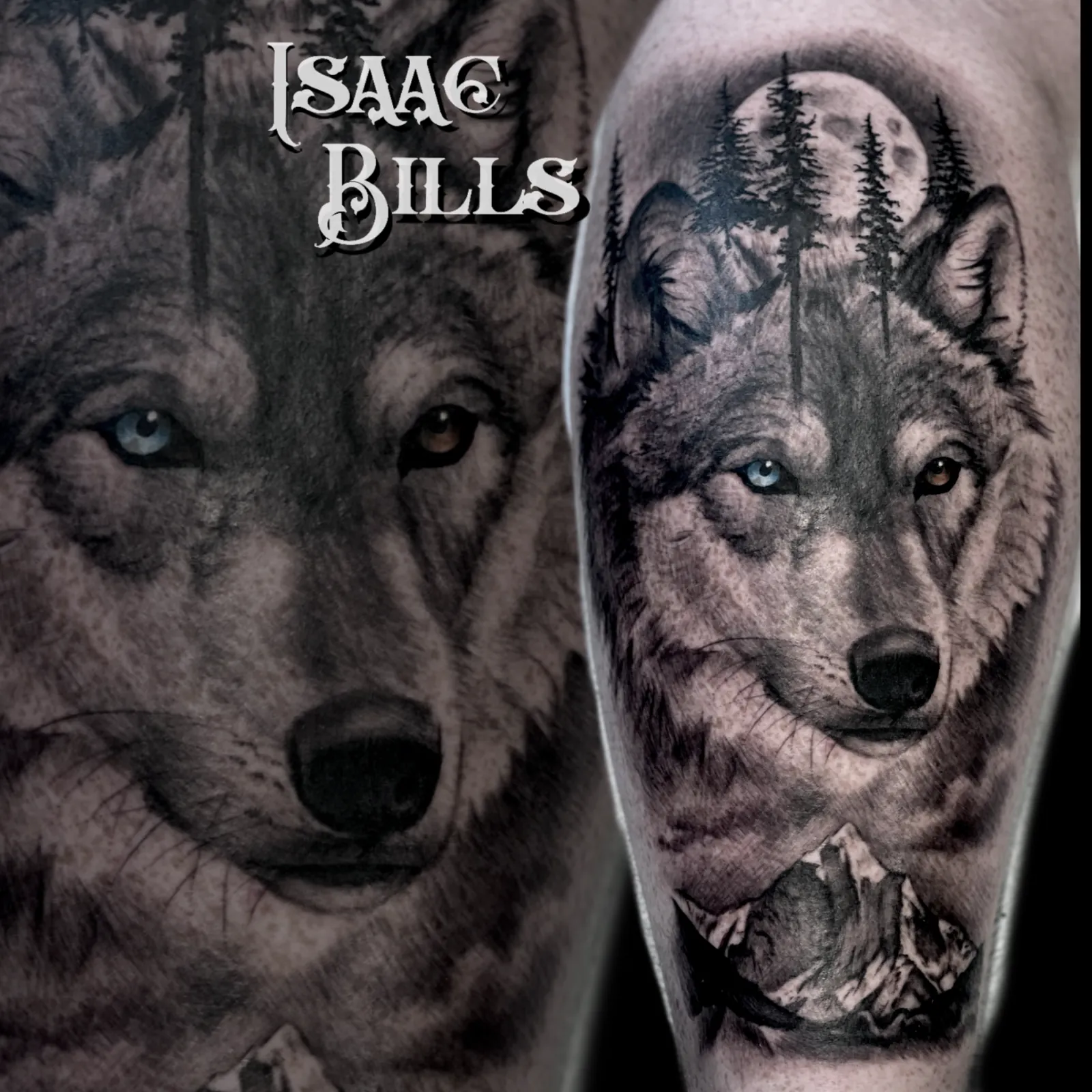Tattoo artwork by Isaac Bills