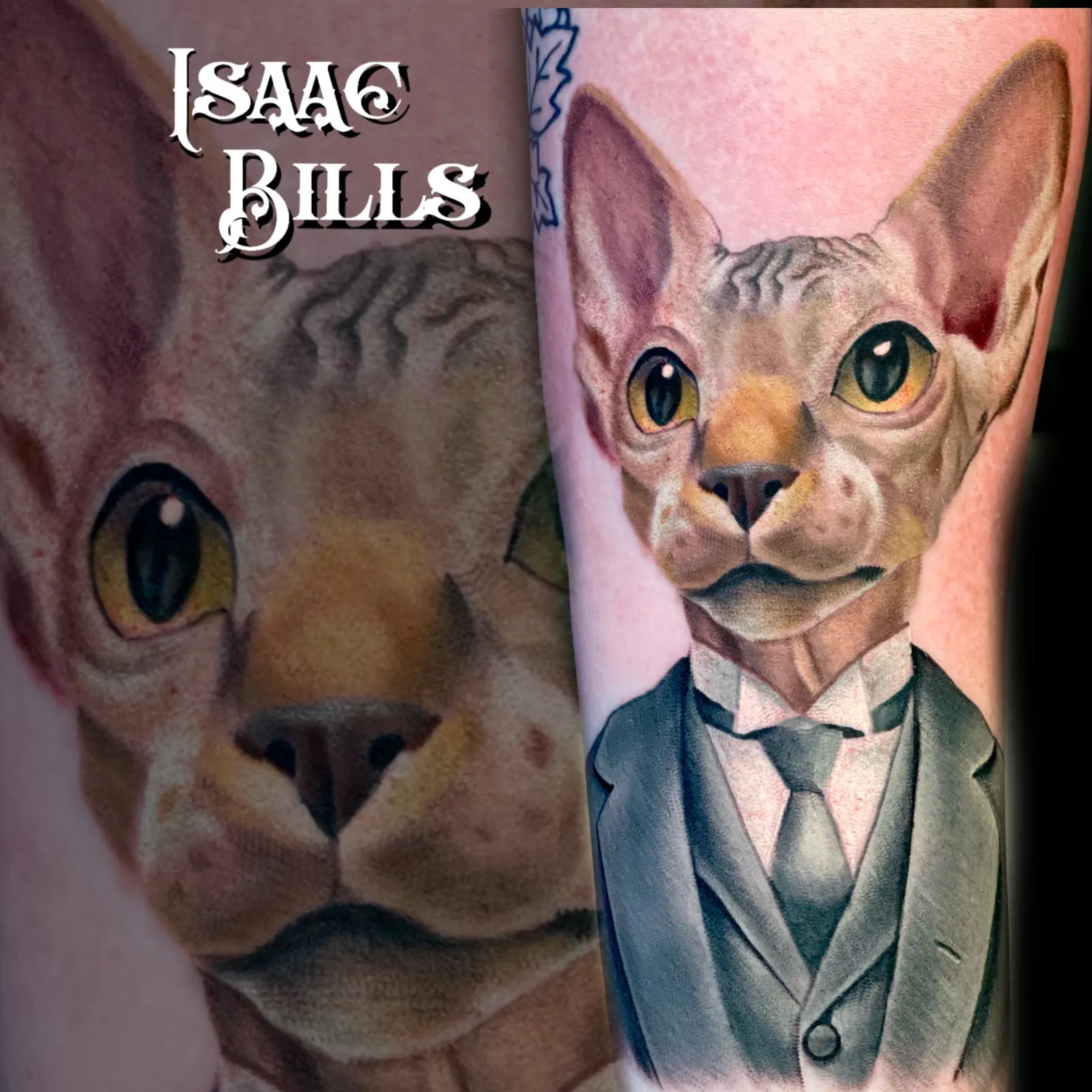 Tattoo artwork by Isaac Bills