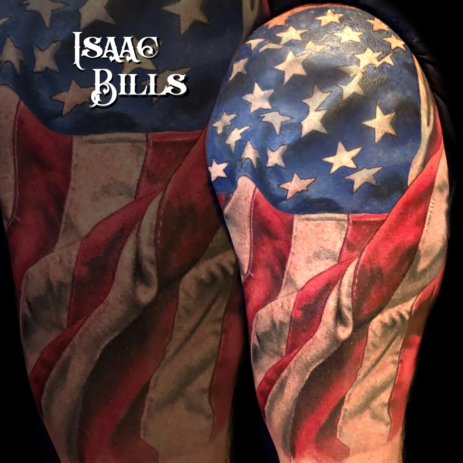 Tattoo artwork by Isaac Bills