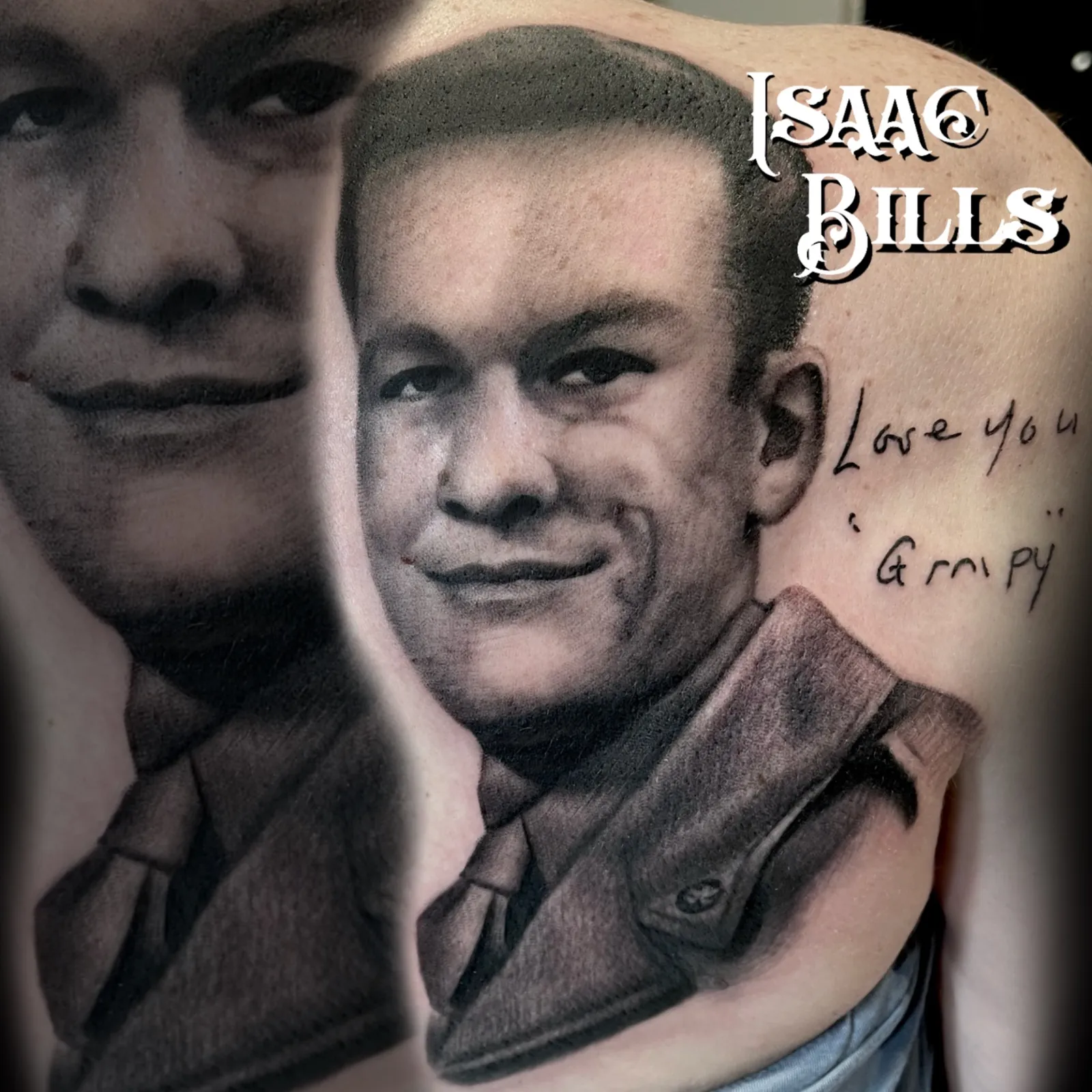Tattoo artwork by Isaac Bills