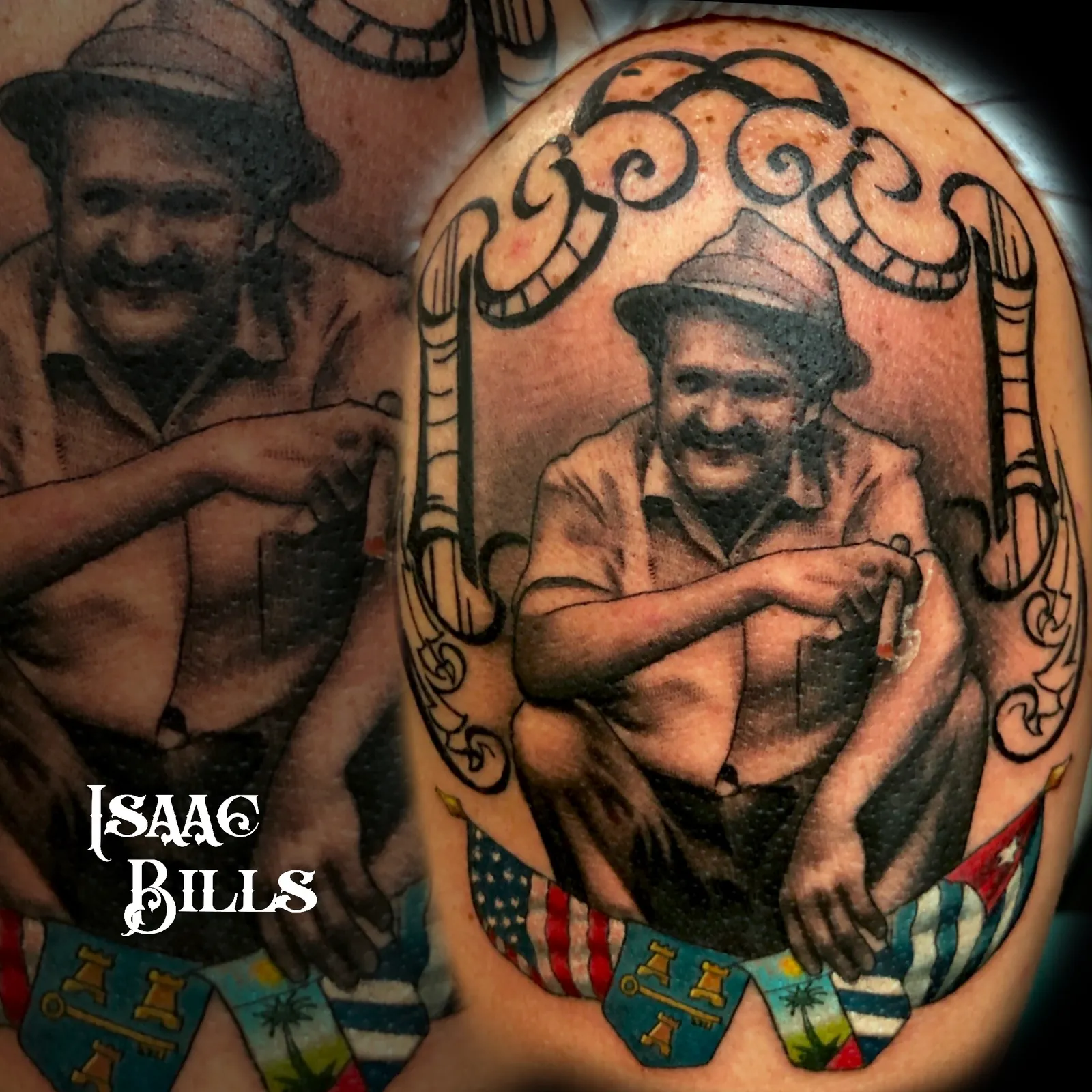 Tattoo artwork by Isaac Bills