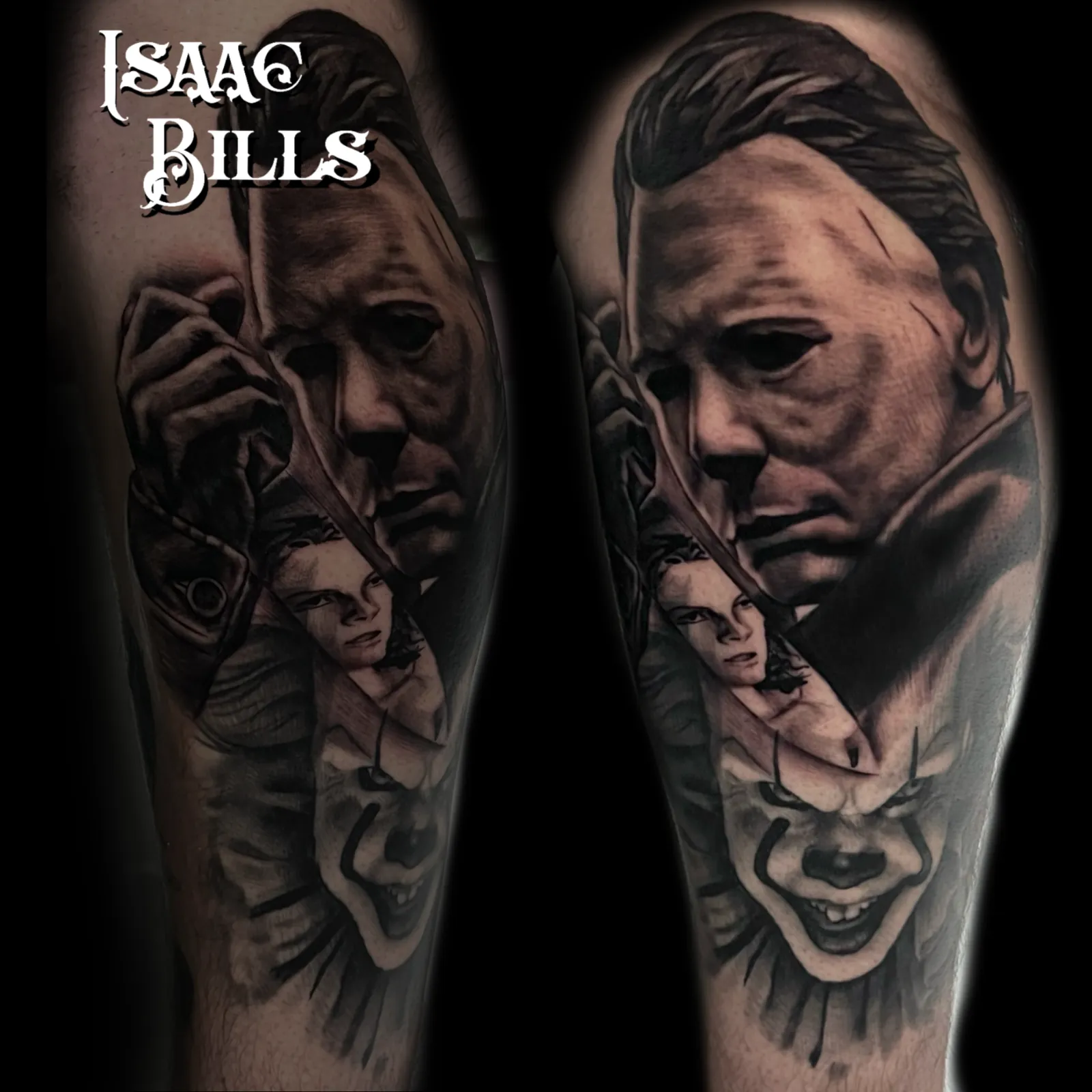 Tattoo artwork by Isaac Bills