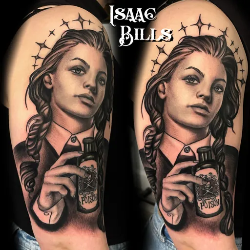 Tattoo artwork by Isaac Bills