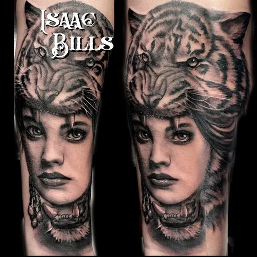 Tattoo artwork by Isaac Bills