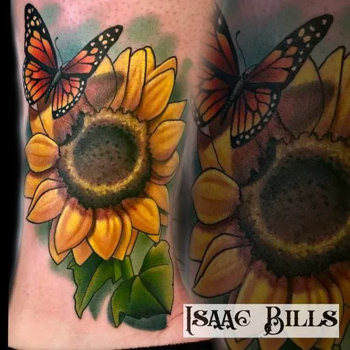 Tattoo artwork by Isaac Bills