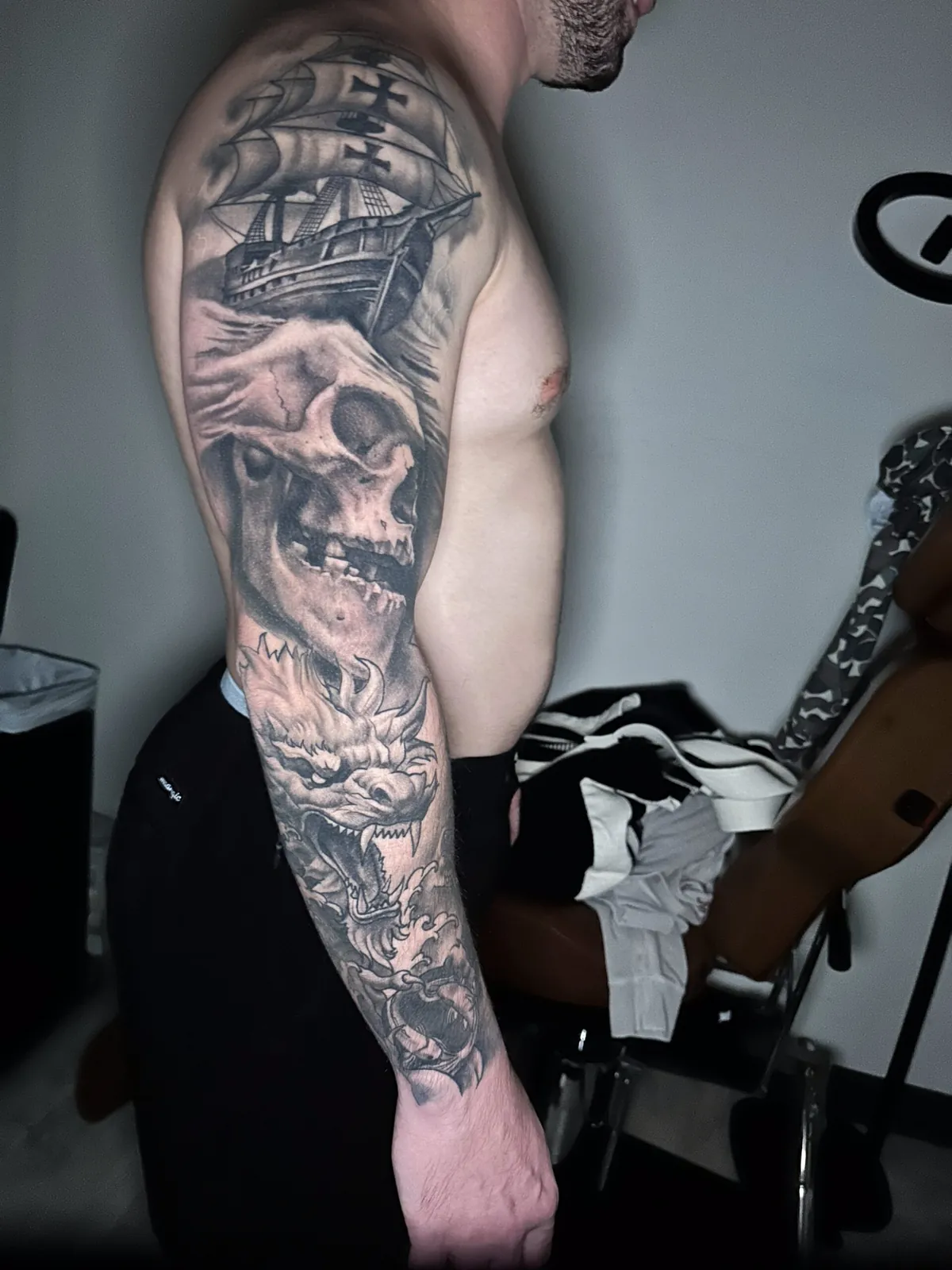 Tattoo artwork by Isaac Bills