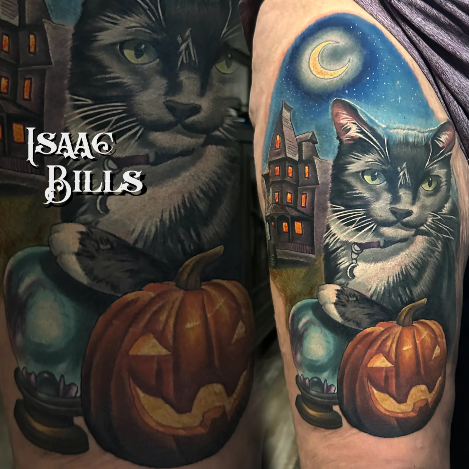 Tattoo artwork by Isaac Bills