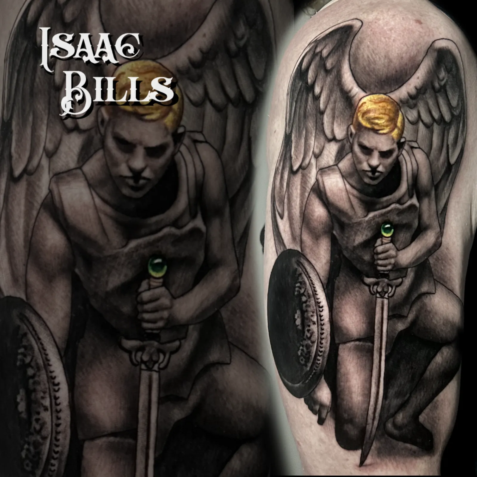 Tattoo artwork by Isaac Bills