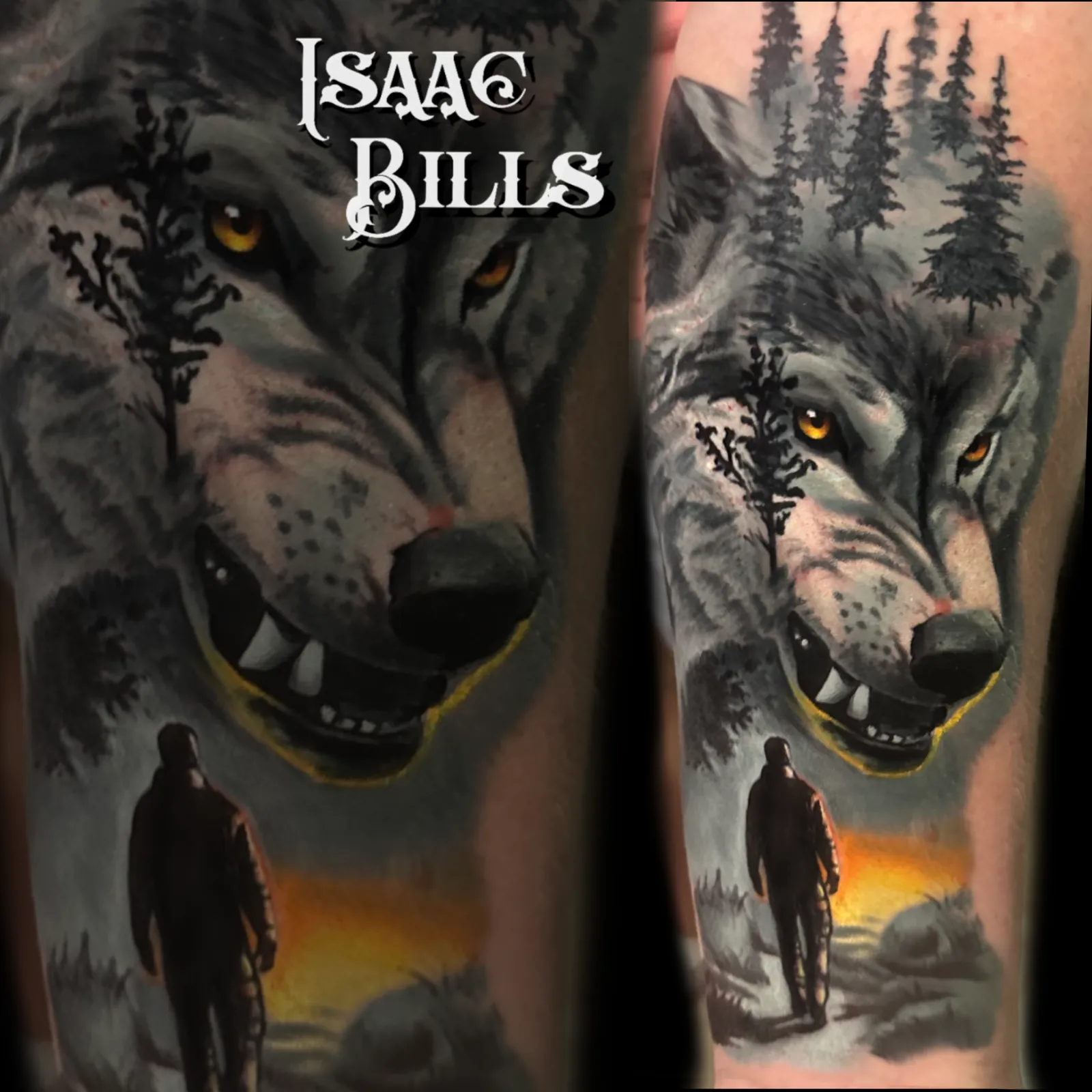 Tattoo artwork by Isaac Bills