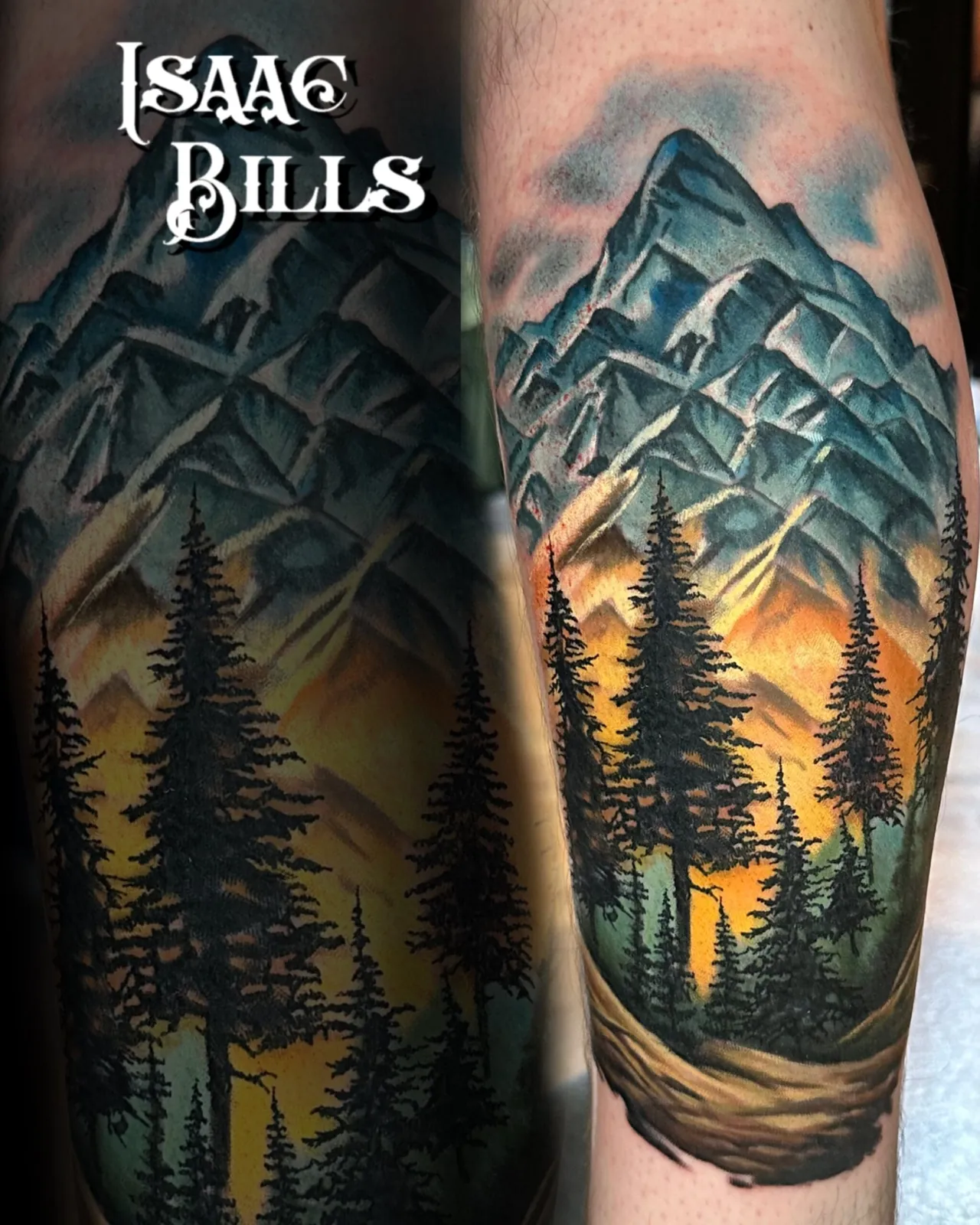 Tattoo artwork by Isaac Bills