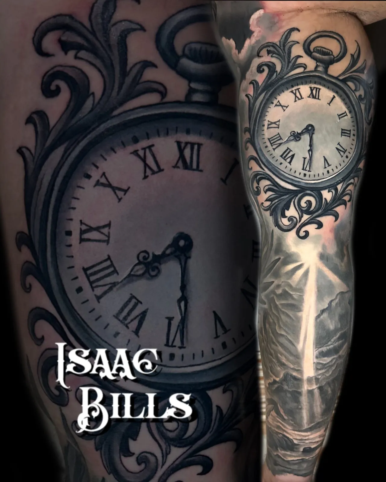 Tattoo artwork by Isaac Bills