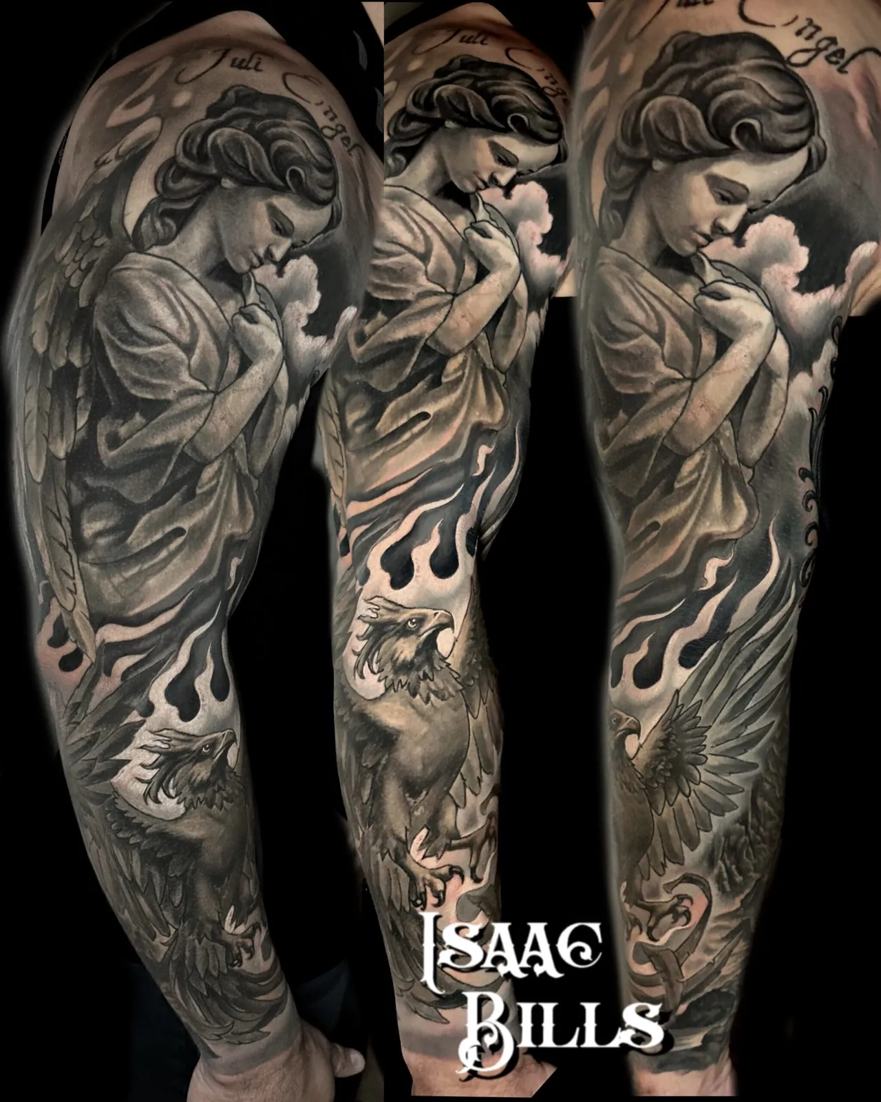 Tattoo artwork by Isaac Bills