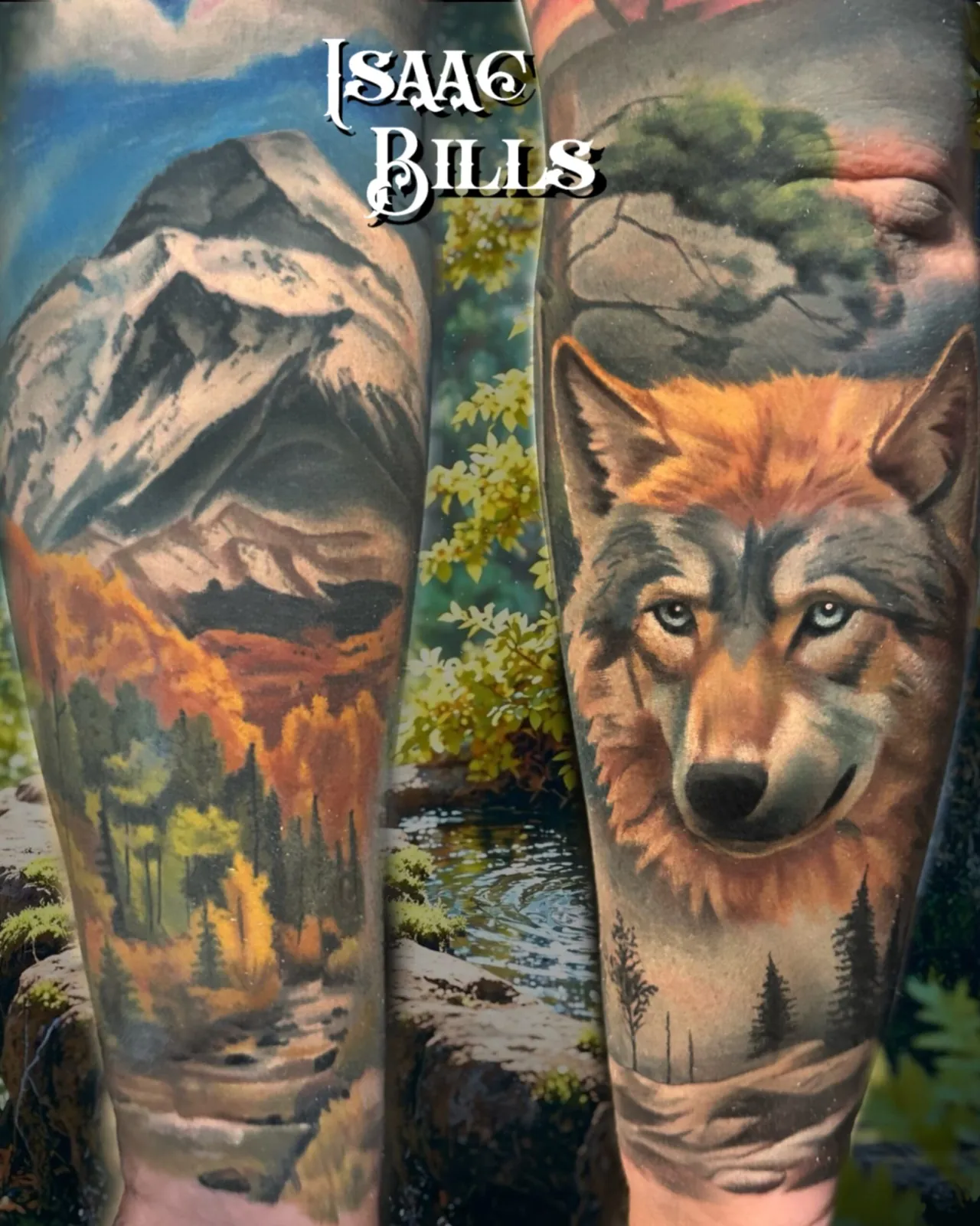 Tattoo artwork by Isaac Bills