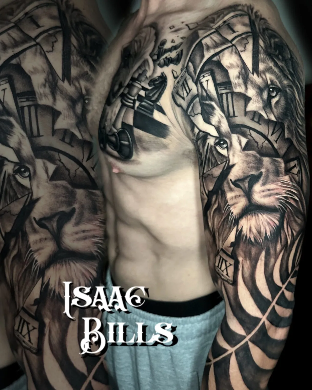 Tattoo artwork by Isaac Bills