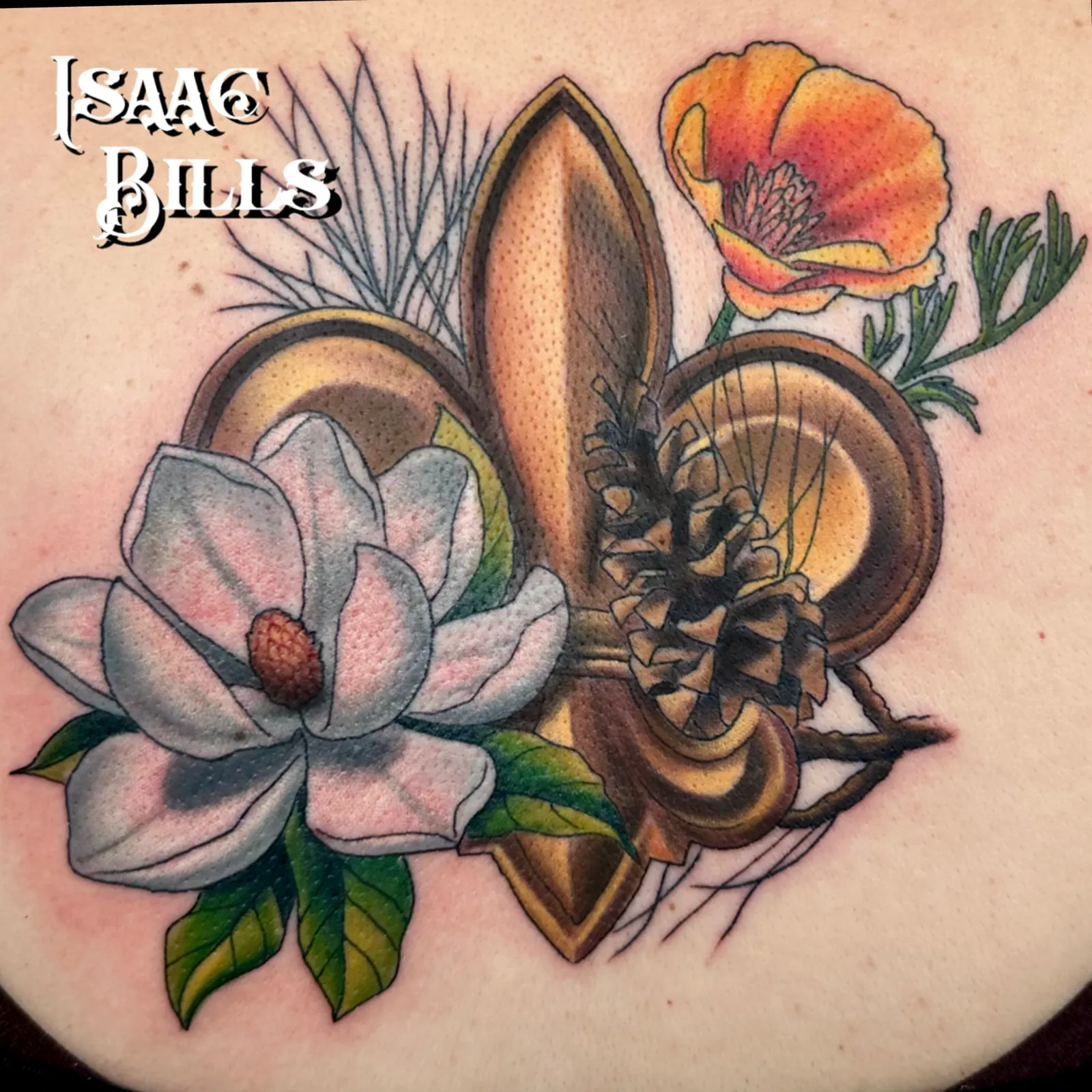 Tattoo artwork by Isaac Bills