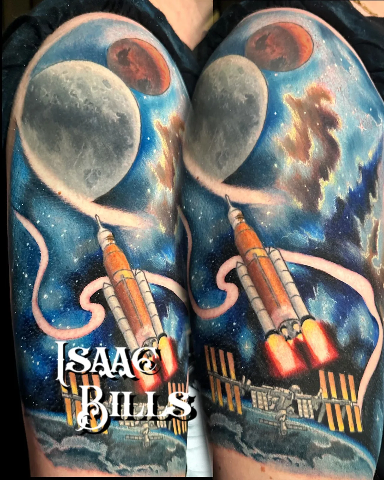 Tattoo artwork by Isaac Bills