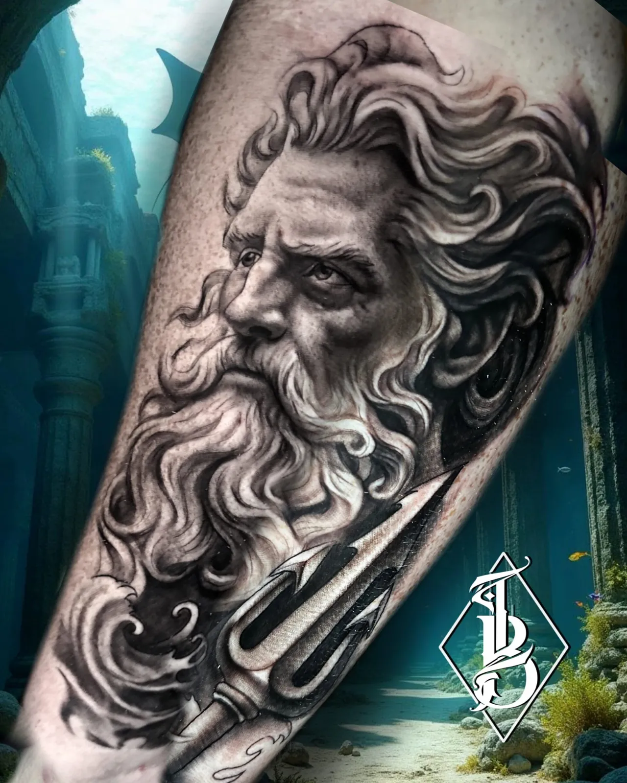 Tattoo artwork by Isaac Bills