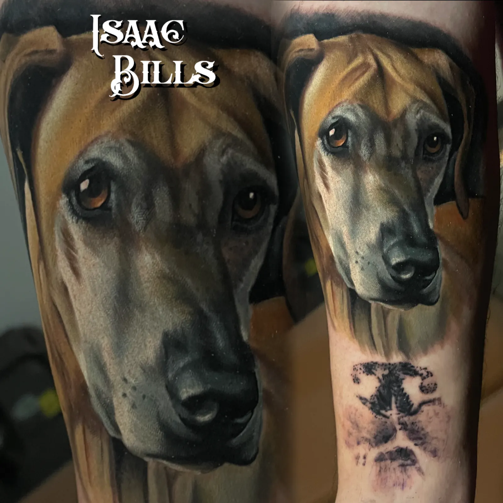 Tattoo artwork by Isaac Bills