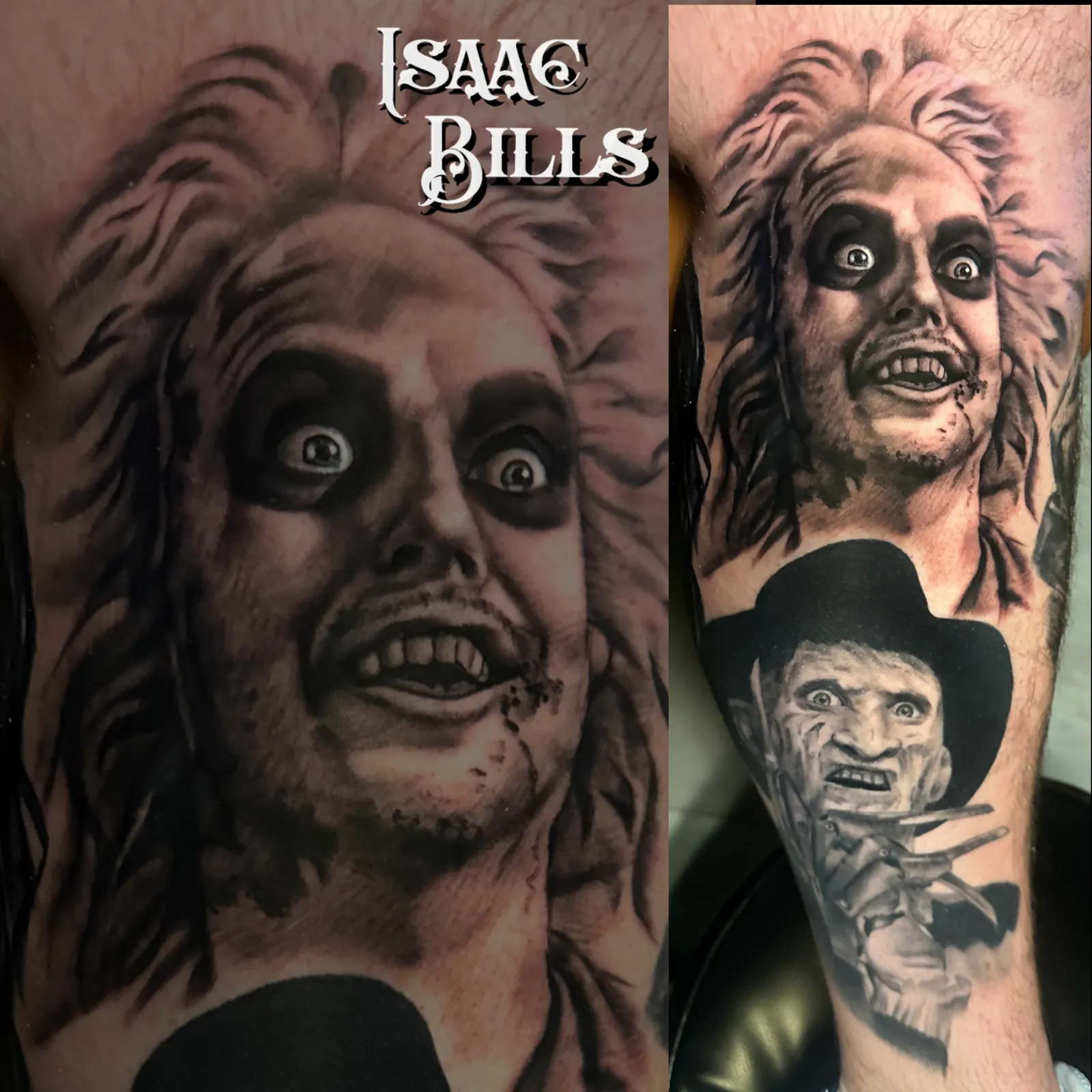 Tattoo artwork by Isaac Bills