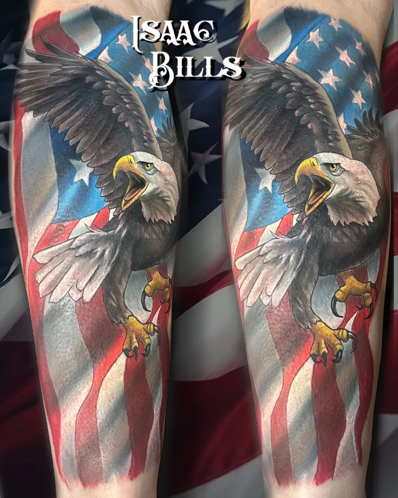 Tattoo artwork by Isaac Bills