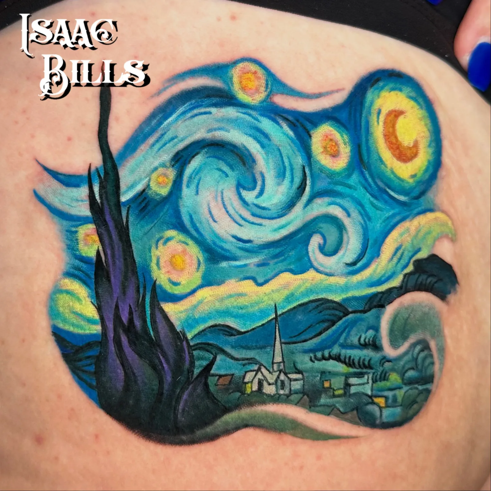 Tattoo artwork by Isaac Bills